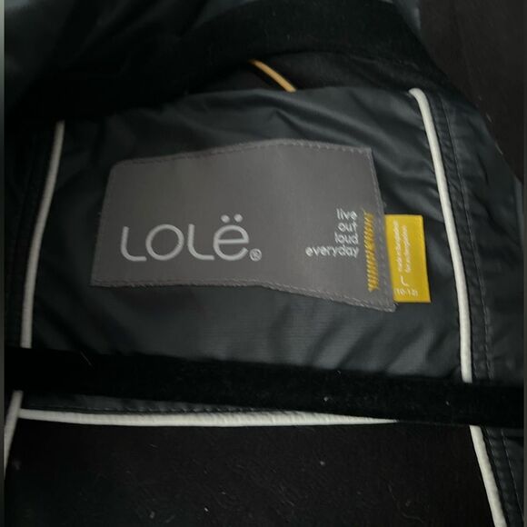 Lole Live Out Loud Every Day black hooded puffer jacket, NWOT, excellent shape,L - Picture 2 of 16